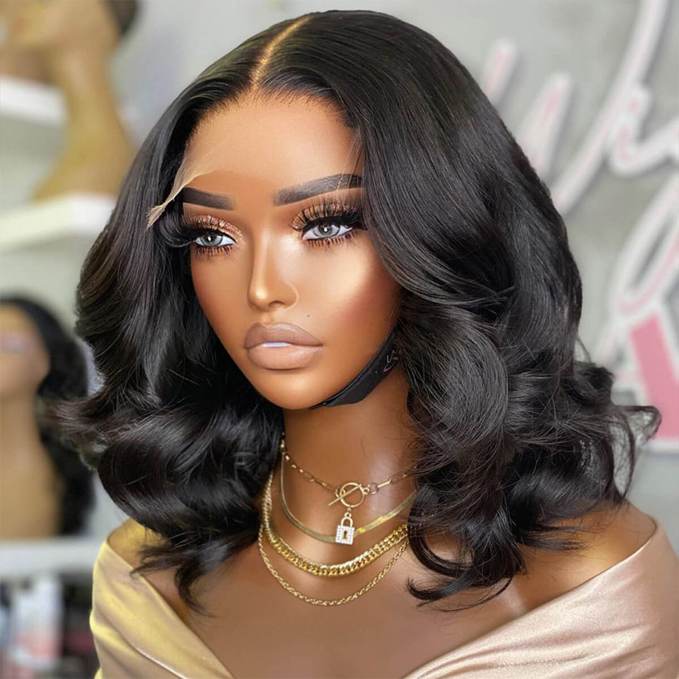 Loose Wave Middle Part 5x5 Glueless Lace Wig