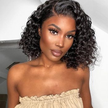 Clearance Sale | Glueless Water Wave Bob Wig 4x4 13x4 Lace Wig 150% Density