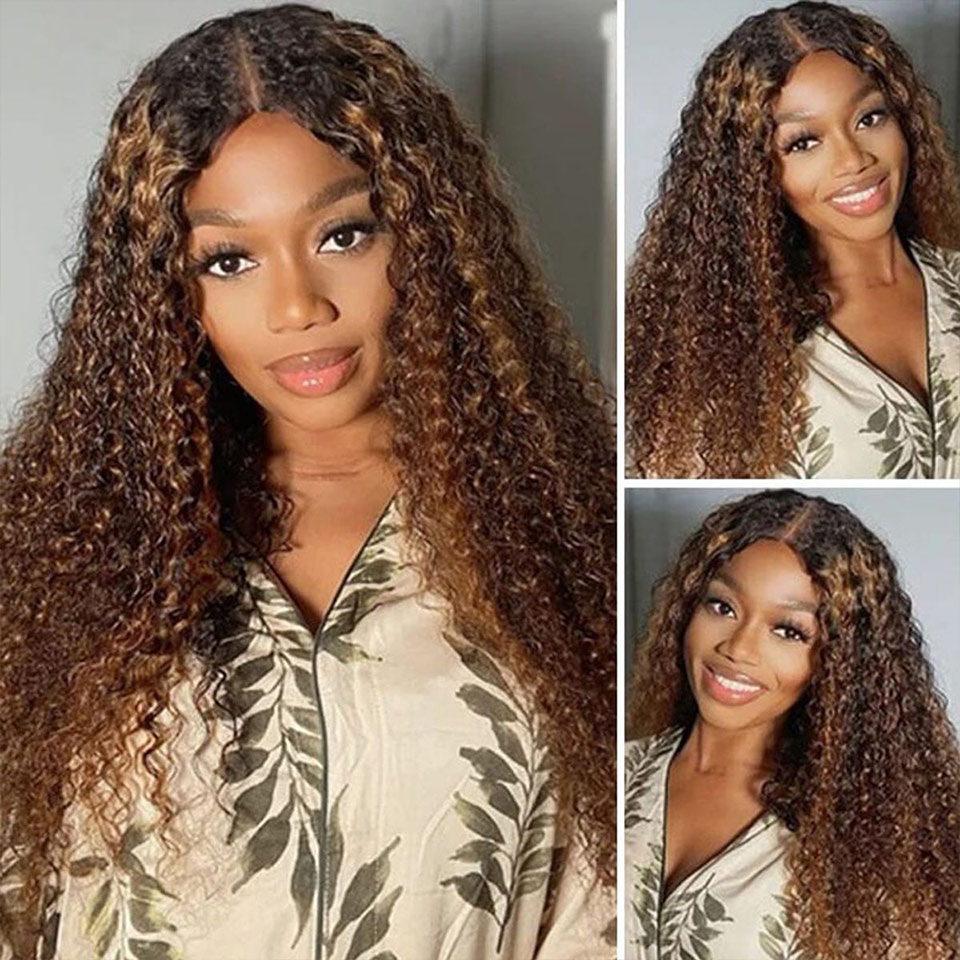 Curly Human Hair Wig With Undetectable Lace Realistic Look Affordable Wigs