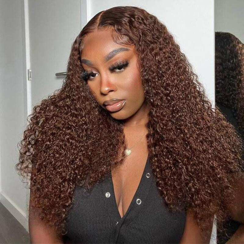 Curly Human Hair Wig With Undetectable Lace Realistic Look Affordable Wigs