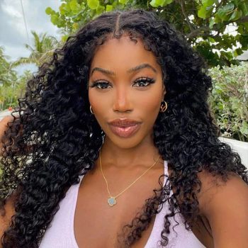 Deep Wave 6x5 13x4 Glueless HD Lace Wig With 4C Edges Curly Baby Hair Hairline