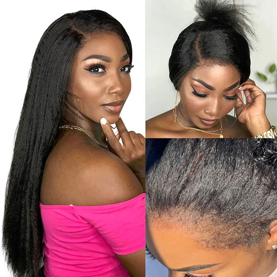 Glueless Wig 5x5 13x4 HD Lace Wig With 4C Edges
