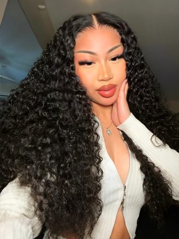 Bleached Knots Deep Wave Wear And Go 6x5 Pre Cut HD Lace Glueless Wig