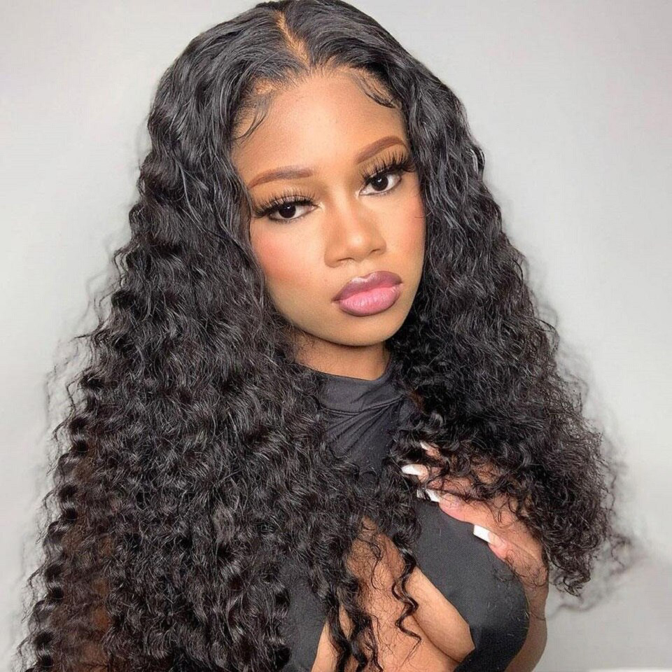 Deep Wave Wear And Go 4x4 5x6 HD Lace Glueless Wig