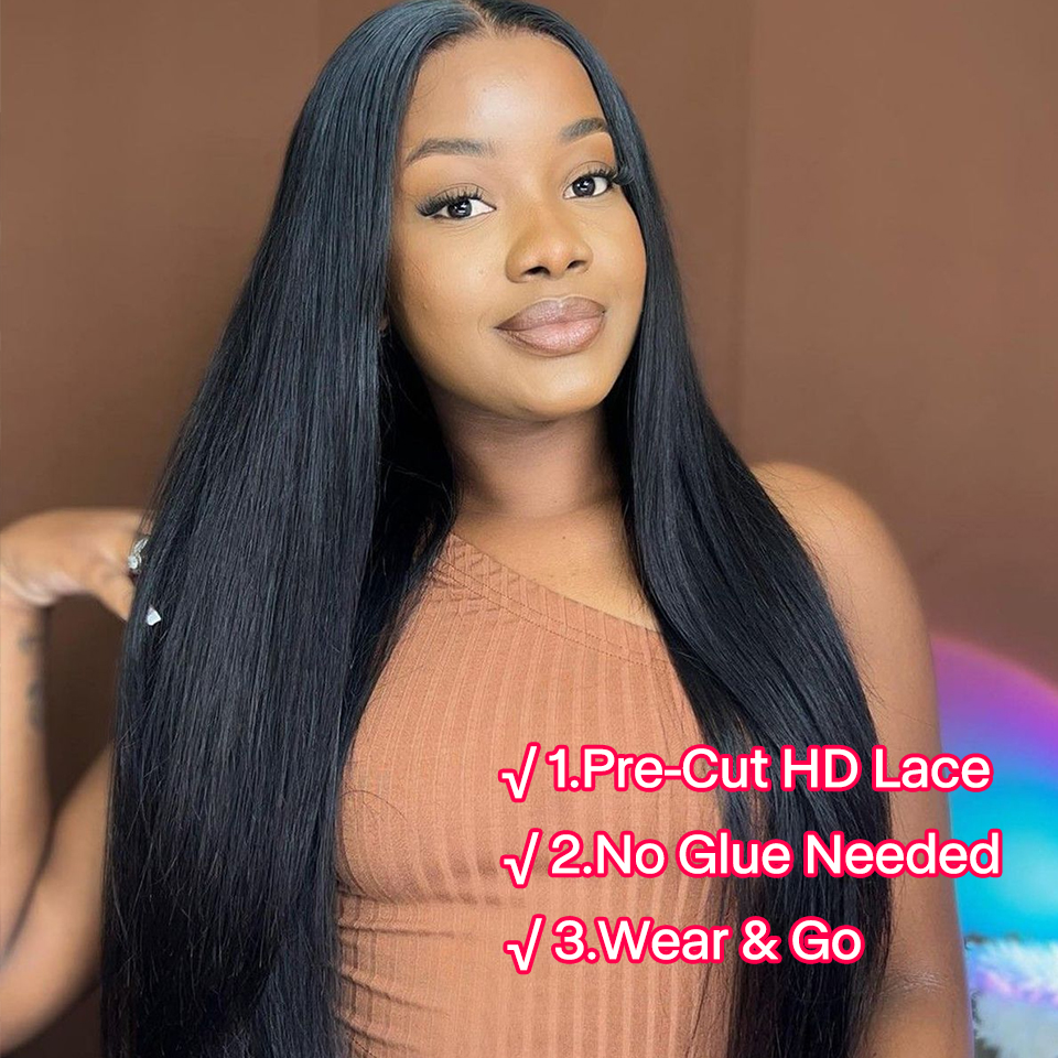 Glueless 4x4 5x6 HD Lace Wig