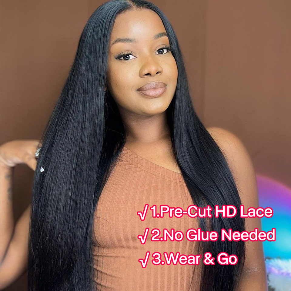 Glueless 4x4 5x6 HD Lace Wig