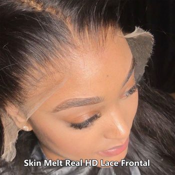 Mscoco Skin Melt Real HD Lace 13x4 Frontal Straight And Body Wave Human Hair