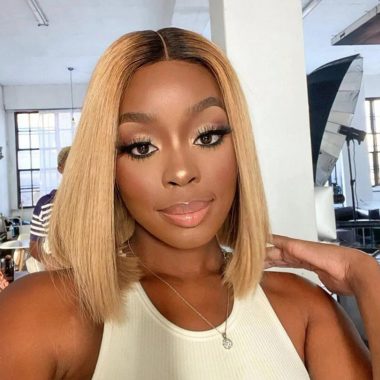 Glueless Ombre Honey Blonde Straight Bob Wig 6×5 Pre Cut HD Lace Short Wig