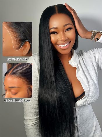 30″=$199 Glueless Straight Wig Pull & Go 6×5 13×6 HD Lace Wig Pre-Everything