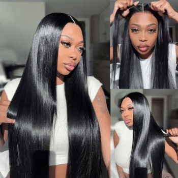 Upgraded Cap Bleached Knots Straight Wear Go 6x5 Pre-Cut HD Lace Wig