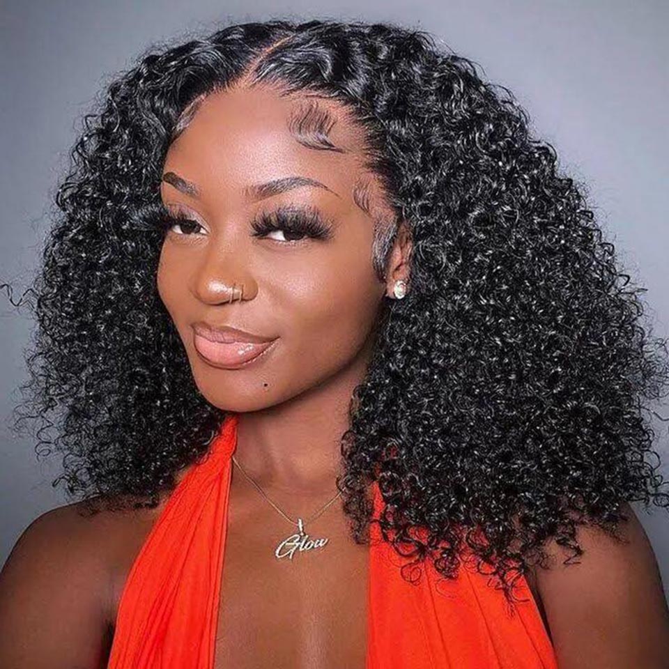 9x6 short curly wig