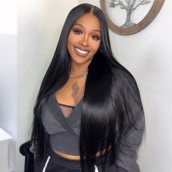 Straight/Body Wave Human Hair Wig Bleached Knots 13x6 HD Lace Wigs 220% Density