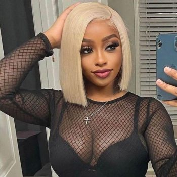 Ash Blonde Bob 6x5 13×6 HD Lace Short Human Hair Wig With Pre Plucked Hairline