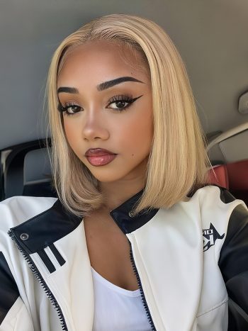 Blonde Highlight Color Bob P16/613 Color Human Hair 6x5 13×6 Lace Wig