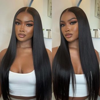 Flexi-Fit Glueless Wig Straight Hair Pre-Cut 6×5/9×6 Lace Wig Fit All Sizes