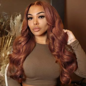 Copper Brown Color 6×5 9×6 Pre Everything HD Lace Flexi-Fit Glueless Wig