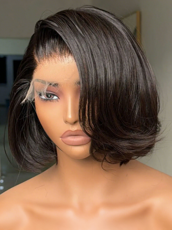 Layer Cut Straight Short Bob Wig 6×5 HD Lace Pre-Everything Glueless Wig