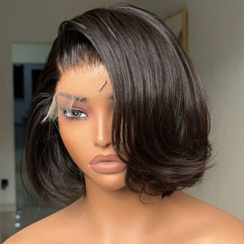 Layer Cut Straight Short Bob Wig 6×5 HD Lace Pre-Everything Glueless Wig