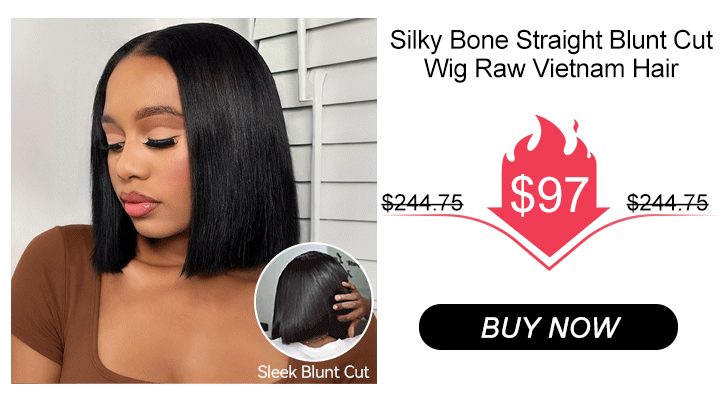 blunt cut bob wig